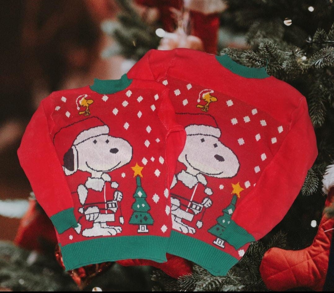 Saco Snoopy Navideño Varios Colores